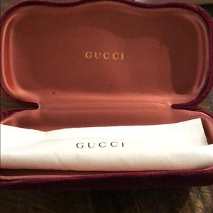 Gucci original case and Gucci eye class cleaner